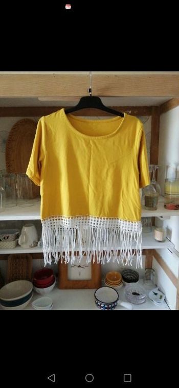 T shirt a frange