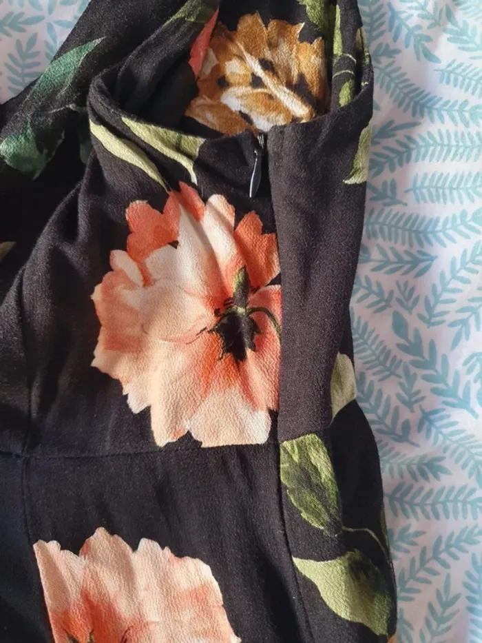 Robe à bretelles Mango grosses fleurs - photo numéro 6