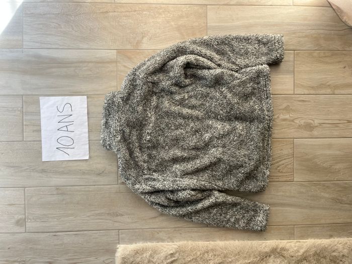 Veste polaire grise fille 10 ans - photo numéro 4