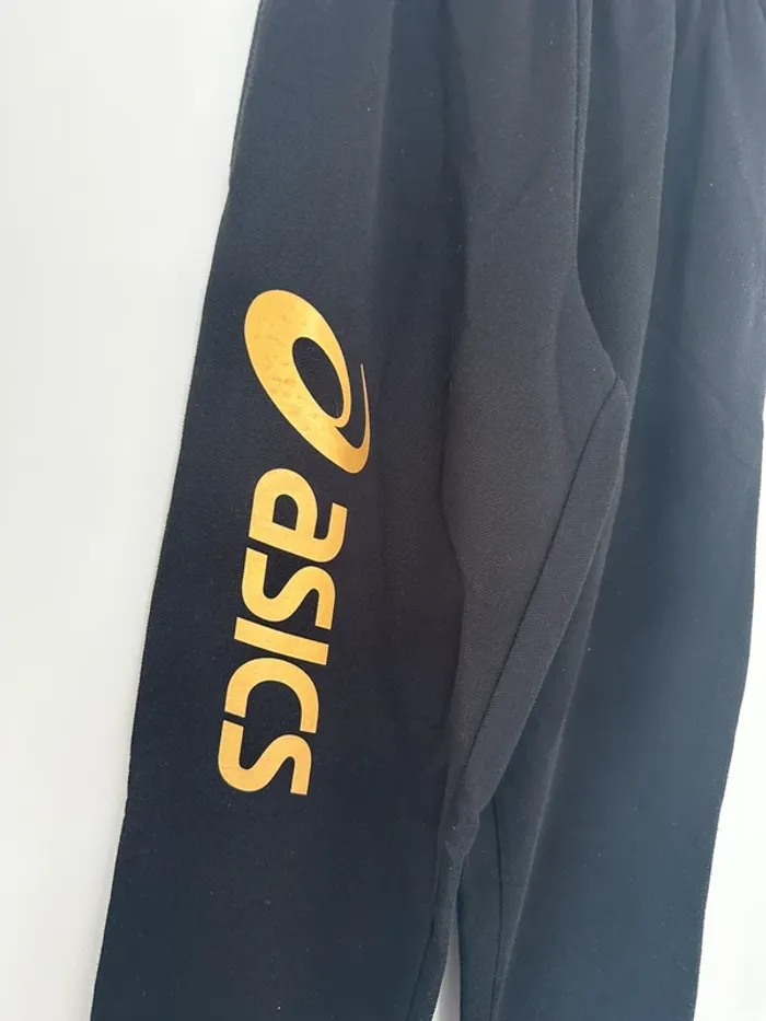 Jogging Asics femme – Taille XS – Noir et doré – Très bon état - photo numéro 2