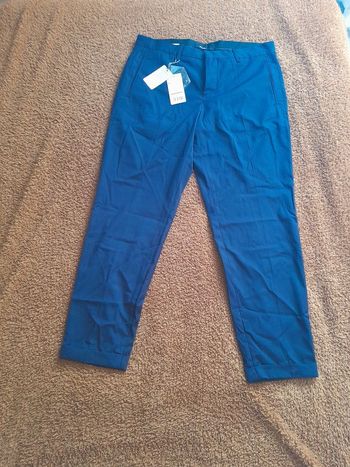 Pantalon bleu Mango