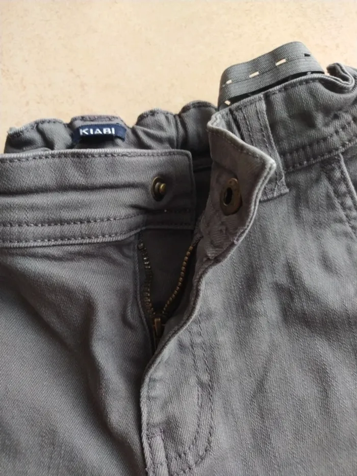 Pantalon Jeans garçon taille 10 ans Marque Kiabi - photo numéro 4