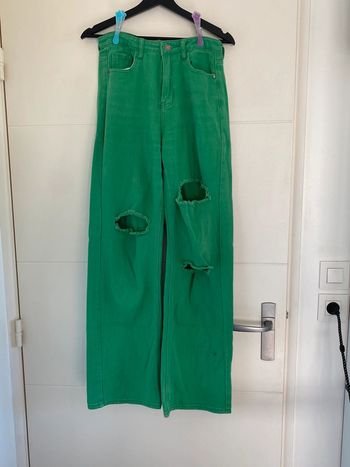Pantalon vert droit