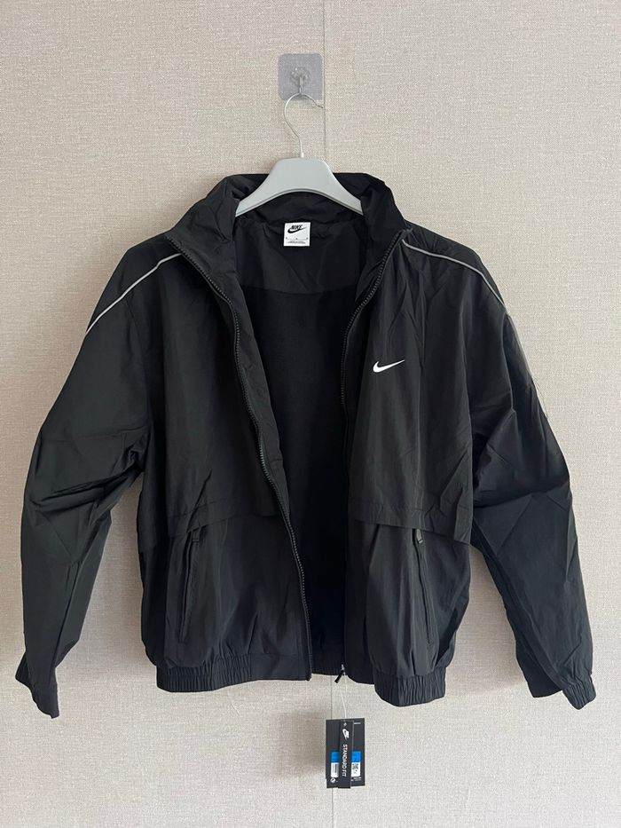 Veste de survêtement Nike Tissée Noir/blanc - photo numéro 4