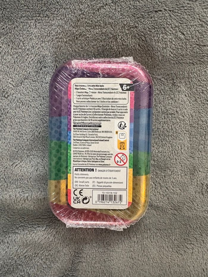 Pokemon mini tin me2.5 neuf - photo numéro 2