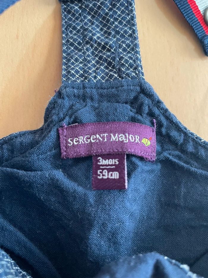 Salopette courte Sergent Major 3mois - photo numéro 5