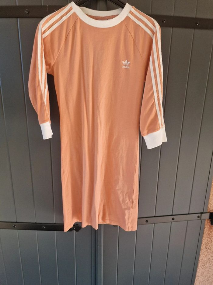 Robe adidas mi long rose saumon - photo numéro 3