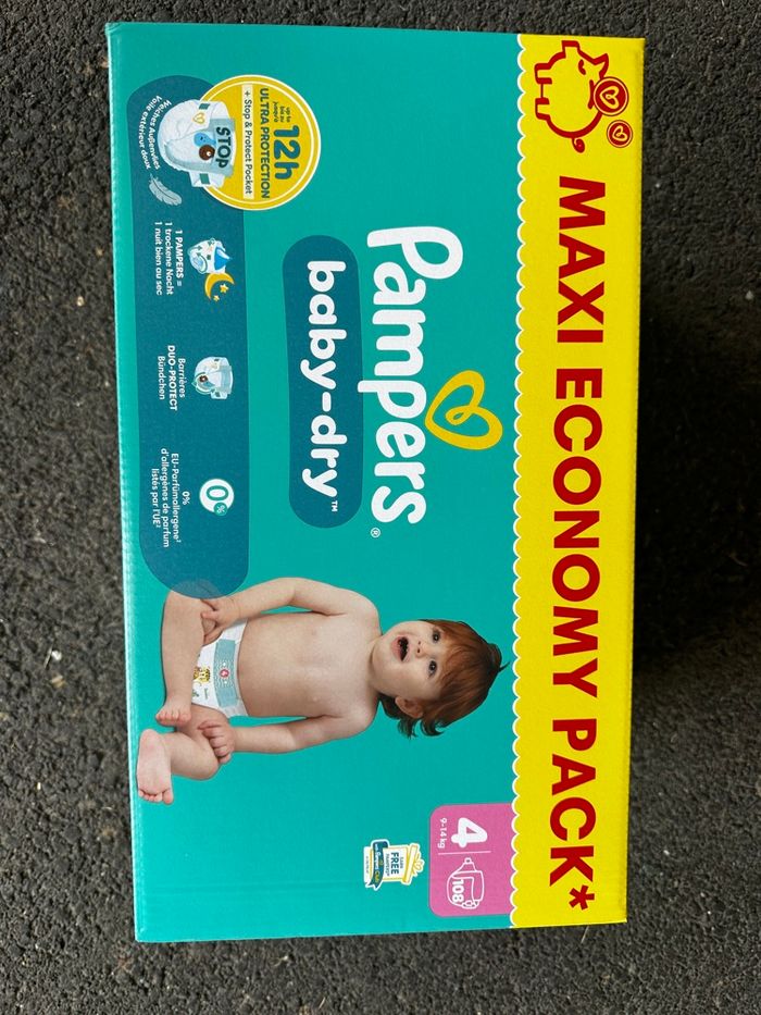 Pampers maxi pack taille 4 - photo numéro 2
