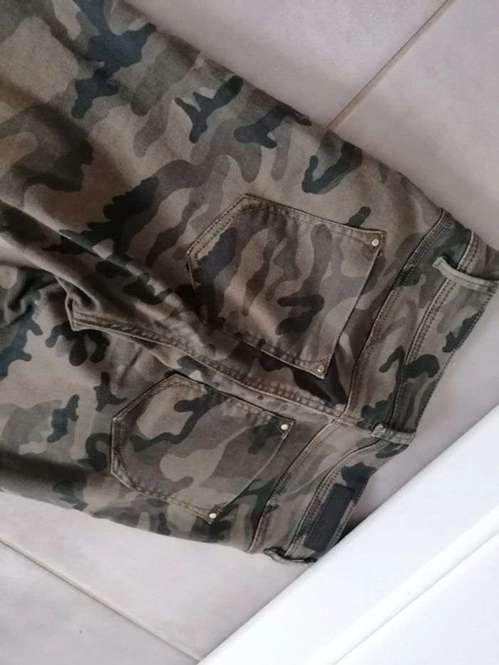 Jean kaki armée femme taille 36 stradivarius - photo numéro 8