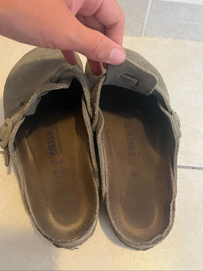 Birkenstock Boston taille 40 verte kaki - photo numéro 4