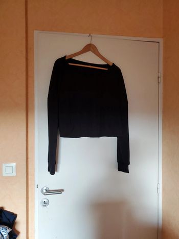 Crop top manche longue