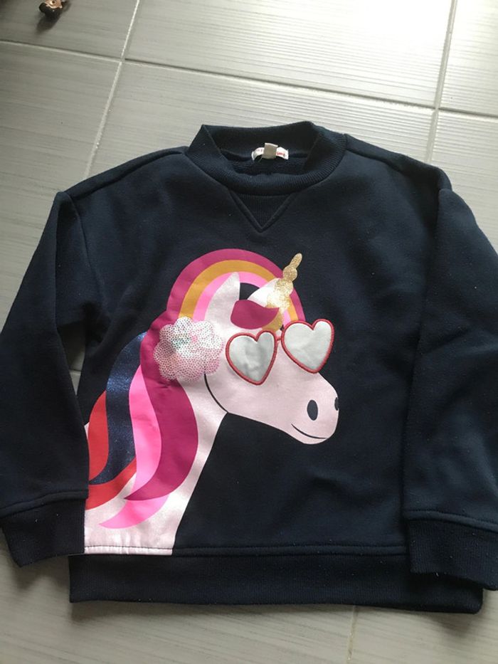 Pull licorne fille dpam