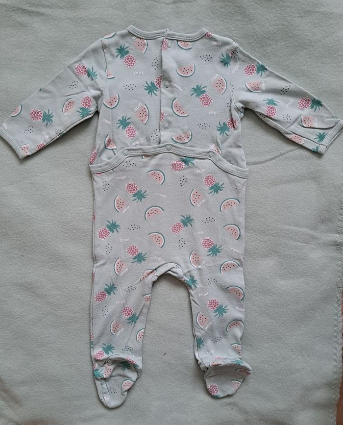 Lot de 2 pyjamas pour bébé fille 9 mois Gemo - photo numéro 6