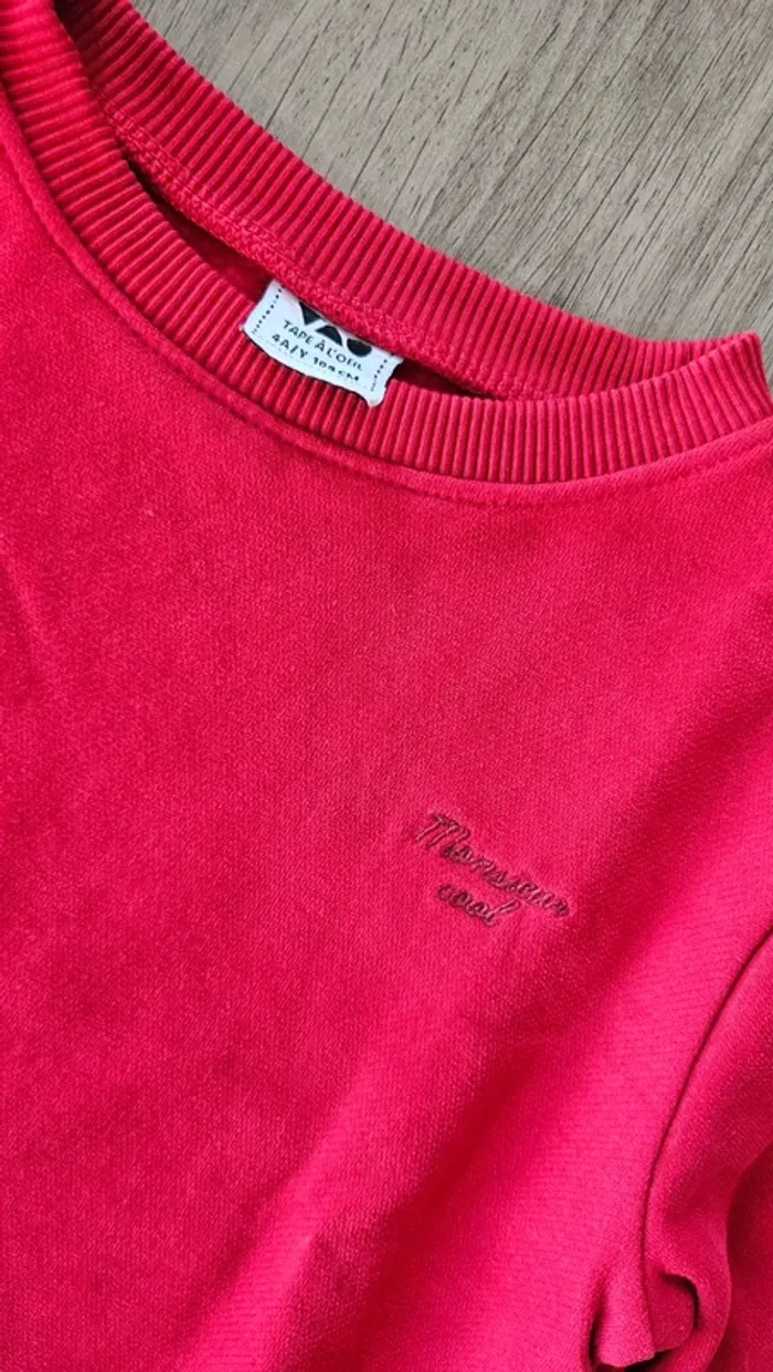 Sweat-shirt enfant, taille 4 ans, Tape-à-l'oeil - photo numéro 3
