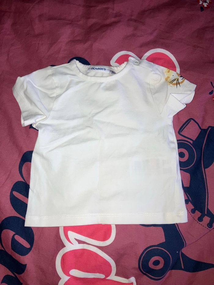 Tee shirt Noukie’s blanc lion