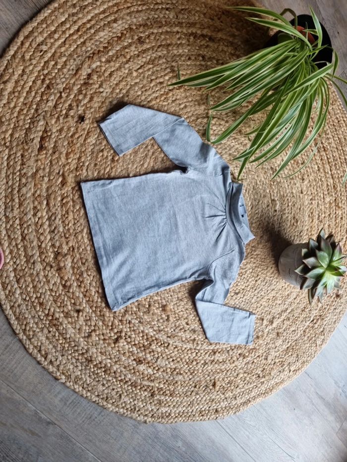 Sous-pull col roulé fille 4ans