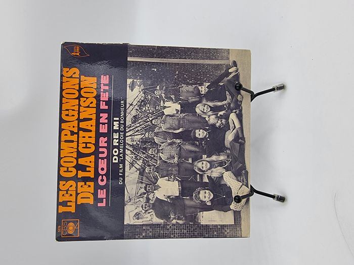 Vinyle 45 tours Les Compagnons de la Chanson : Le Cœur en Fête (Do Re Mi) avec fourreau