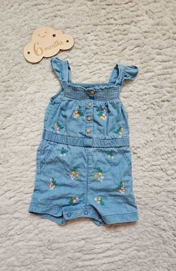 Combi short jean