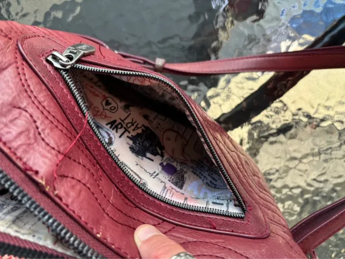 Sac fantaisie Anneke rouge - photo numéro 9