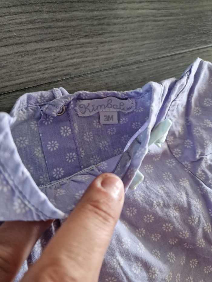 Lot de 1 robe d'été et 2 vestes fille 3 mois - photo numéro 8