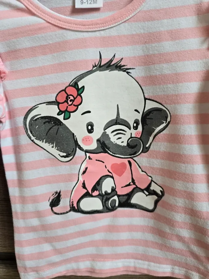 Vêtement Bébé Fille - Ensemble Éléphant - Patpat - 9/12 mois - photo numéro 5