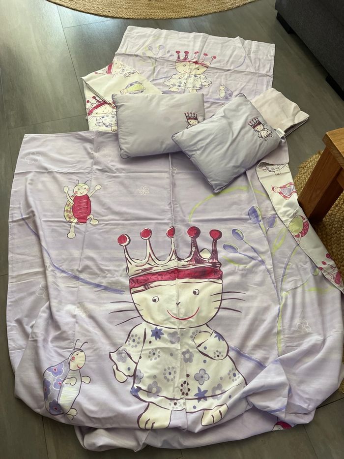 Parure de lit carré blanc - photo numéro 4