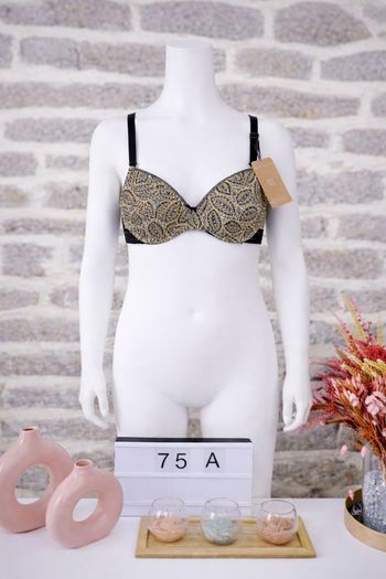 Soutien Gorge 1 ère lingerie Tybel kaki et multicolore Fille taille 75A 12 ans marque Petit Beguin 🦜 
