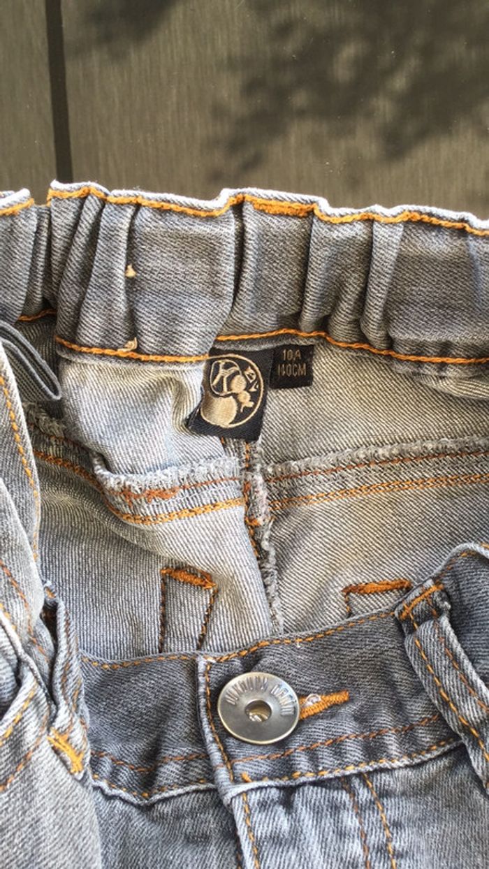 Jeans gris 10ans Kiabi - photo numéro 2