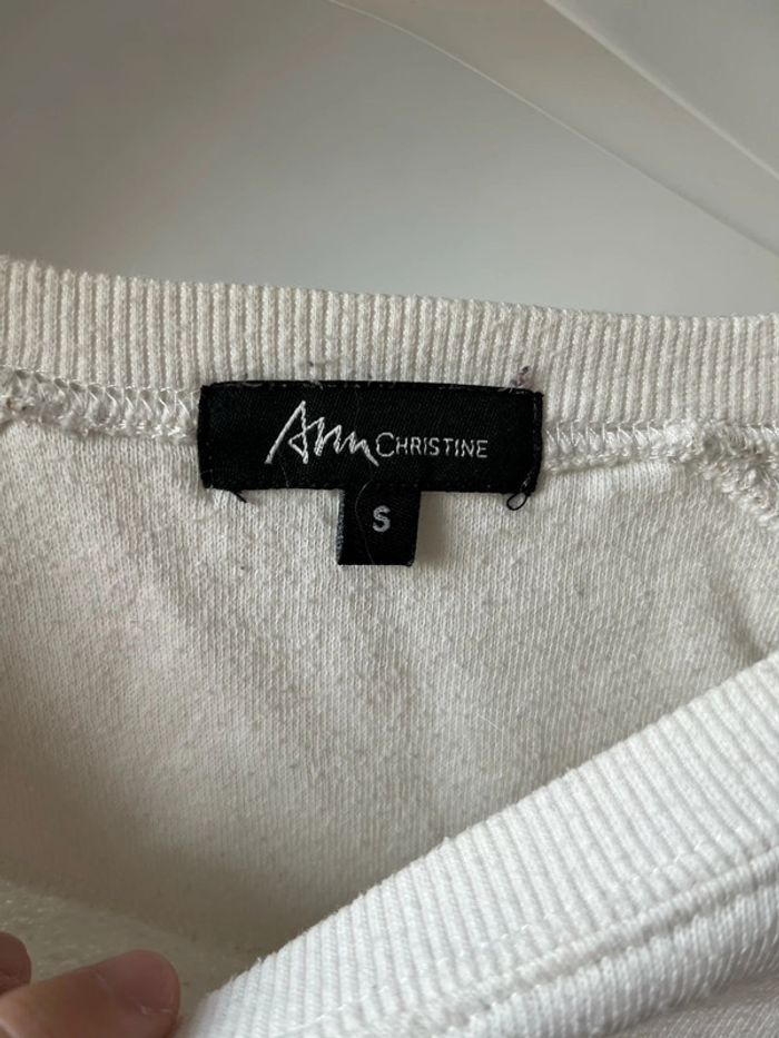 Pull femme Annchristine Ann Christine taille S très bon état - photo numéro 3