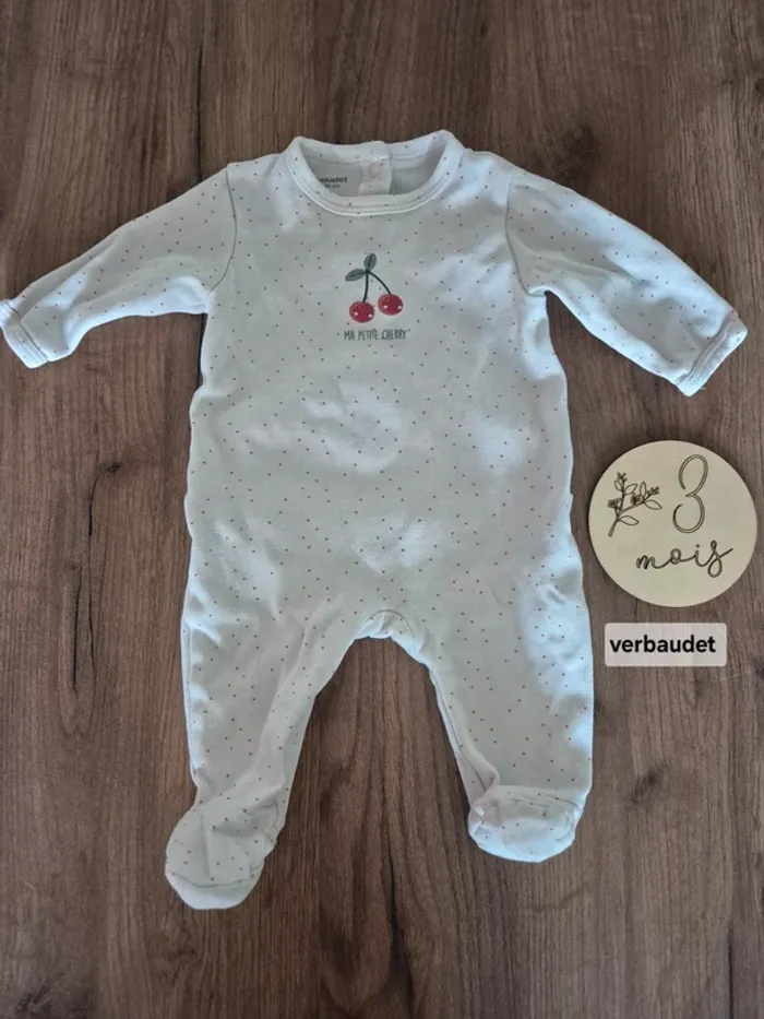 Pyjamas été fille 3 mois