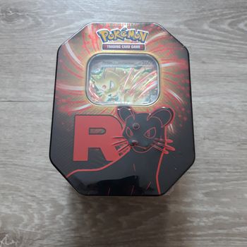 Boîte en métal Pokémon Pokébox Persian EX de la Team Rocket NEUVE