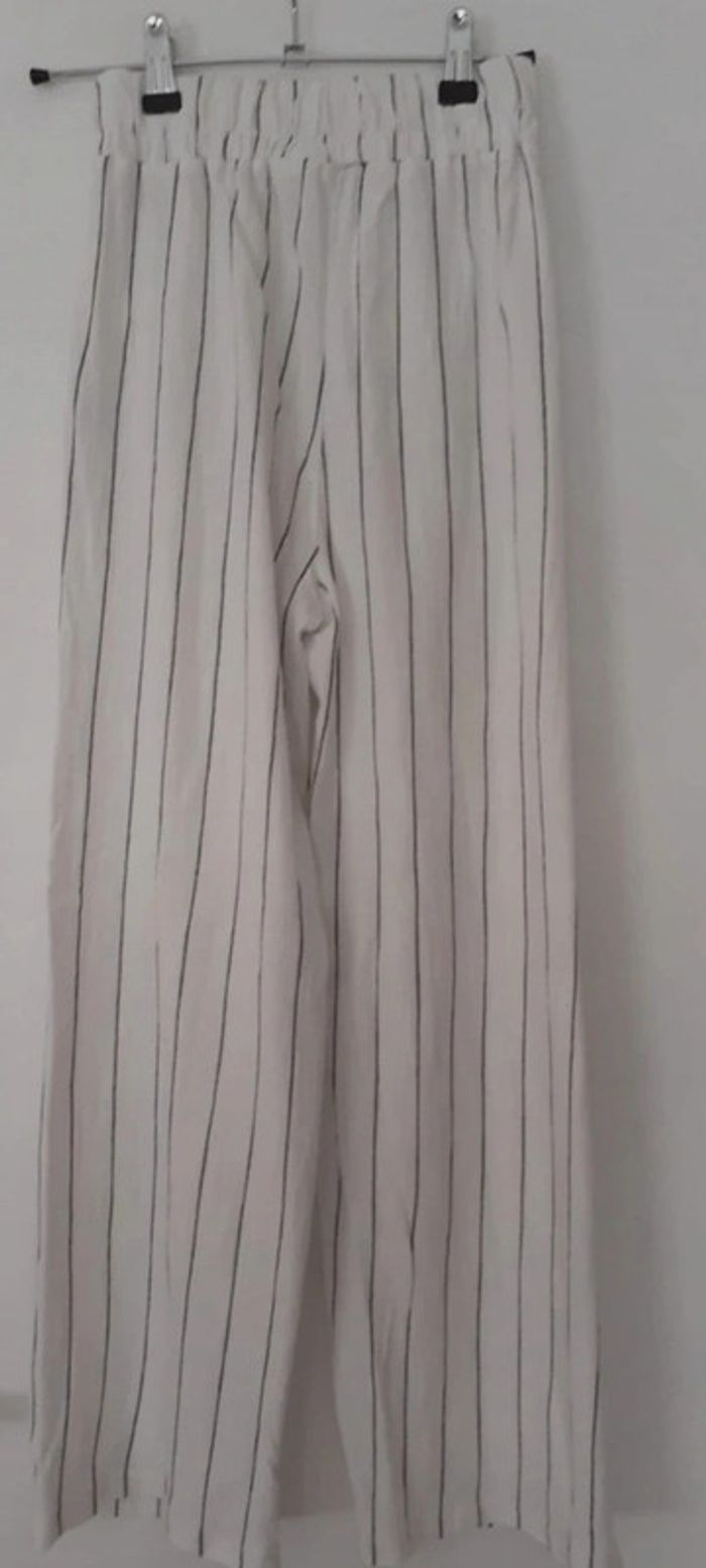 Pantalon large fille blanc 13 / 14 ans Zara neuf - photo numéro 3