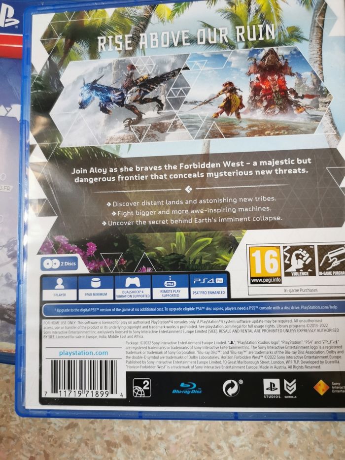 Horizon forbidden west ps4 - photo numéro 4