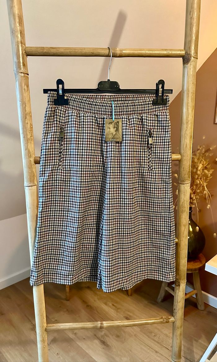 💜 Pantalon court motif écossais Fred & ginger singer taille 10 ans neuf avec étiquette 💜 - photo numéro 2