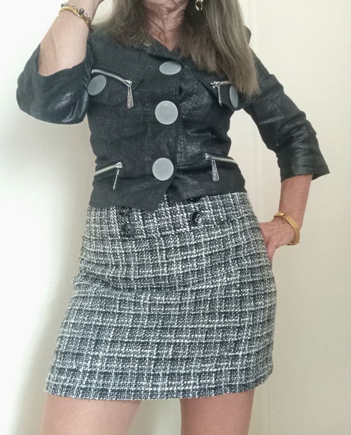 Jupe en lainage Mim taille 38 - photo numéro 4
