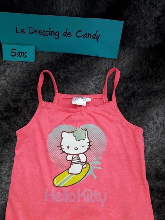 Débardeur top fille 5 ans Hello Kitty - photo numéro 2