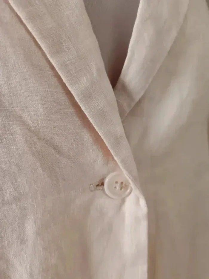 Chemise rose très pâle lin La Redoute - photo numéro 6