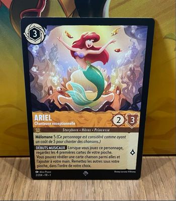 Carte Lorcana Ariel 2/204 ch1