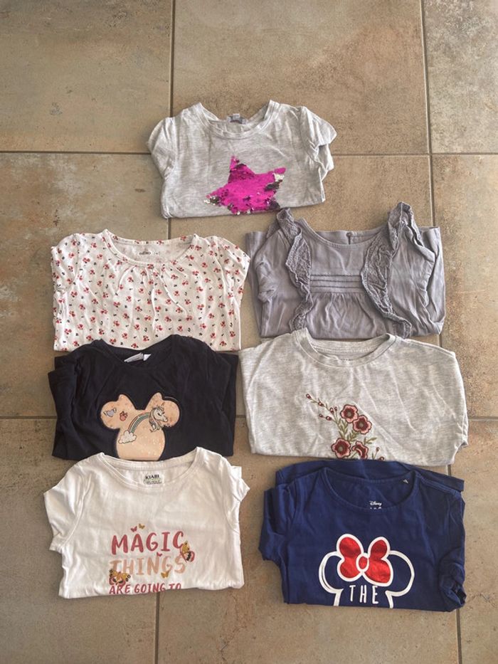 Lot hauts manches longues 4 ans