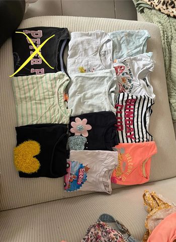 Lot de t-shirt manches courtes 6 ans