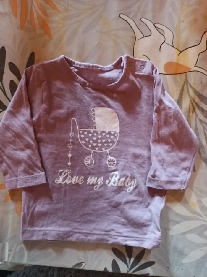 Tee-shirt fille 3 mois