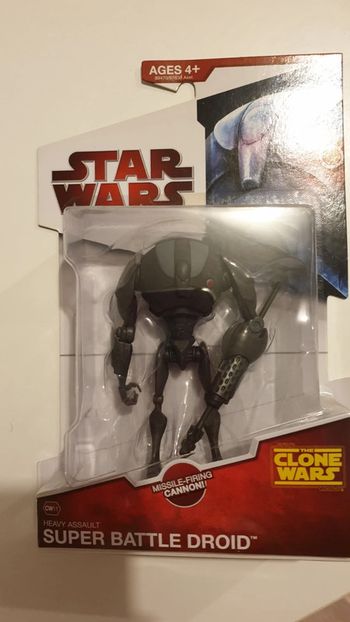 Figurine star wars : heavy assault super battle droid
