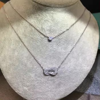 Collier double bande style chance infini fred