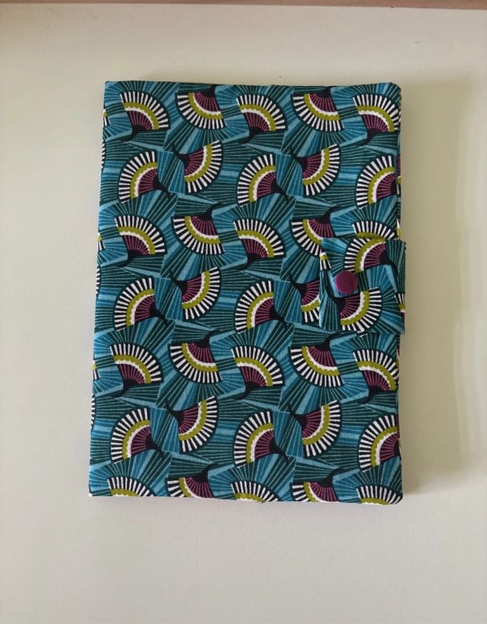 Protège carnet de santé thème Évantails