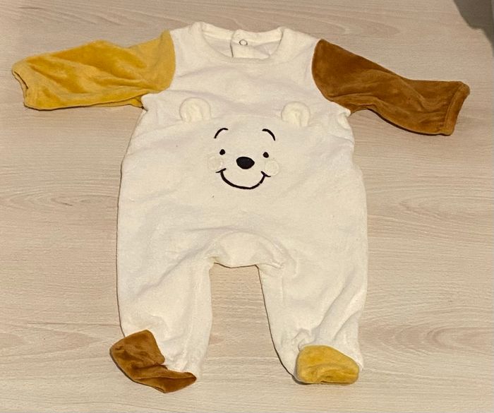 Pyjama velours 1 mois  x2 - photo numéro 2