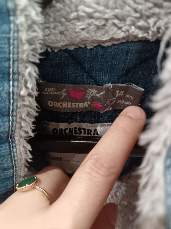 Veste 14 ans doublure a l'intérieur moumouté orchestra - photo numéro 9
