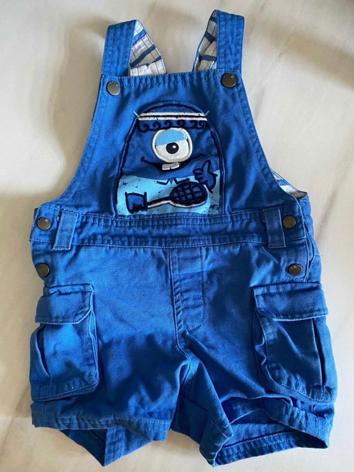 Salopette bleu short DPAM