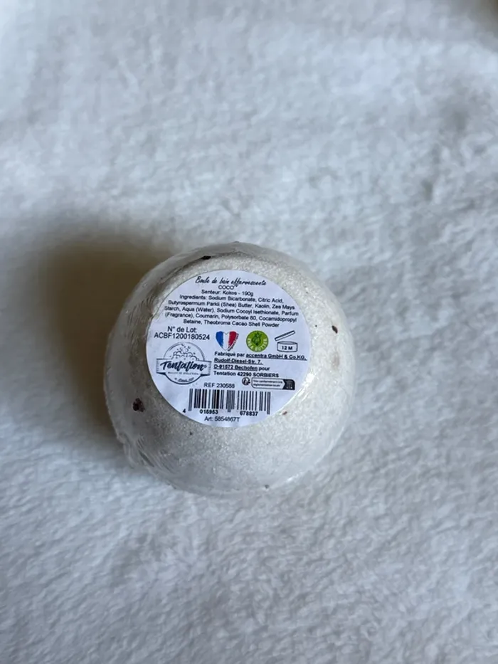 Bombe de bain coco - photo numéro 2