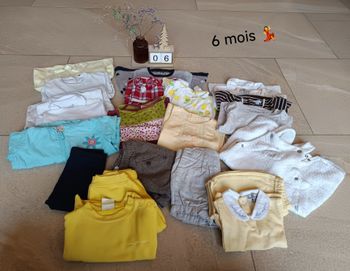 lot vêtements 6 mois