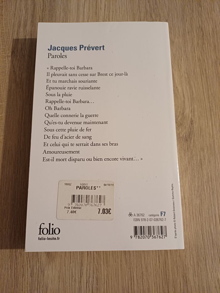 Paroles - photo numéro 2